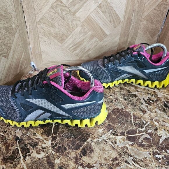 Reebok Women's Zignano Running Training Gray Shoes Size 8. 542 - Picture 5 of 10